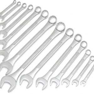 Titan Tools 14pc 12 pt. SAE Raised Panel Combination Wrench Set (17329)