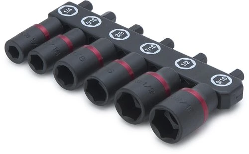 Titan Tools 1/4" SAE Impact Socket Set 6-Piece (15222)