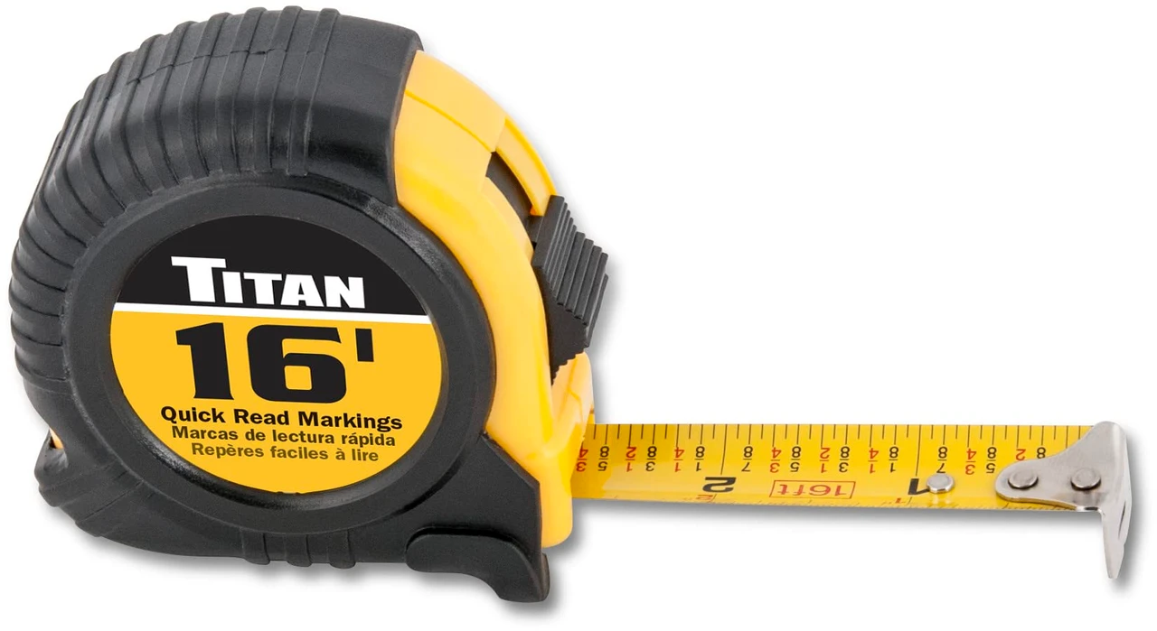 Titan Tools 16 ft. Tape Measure (10905)
