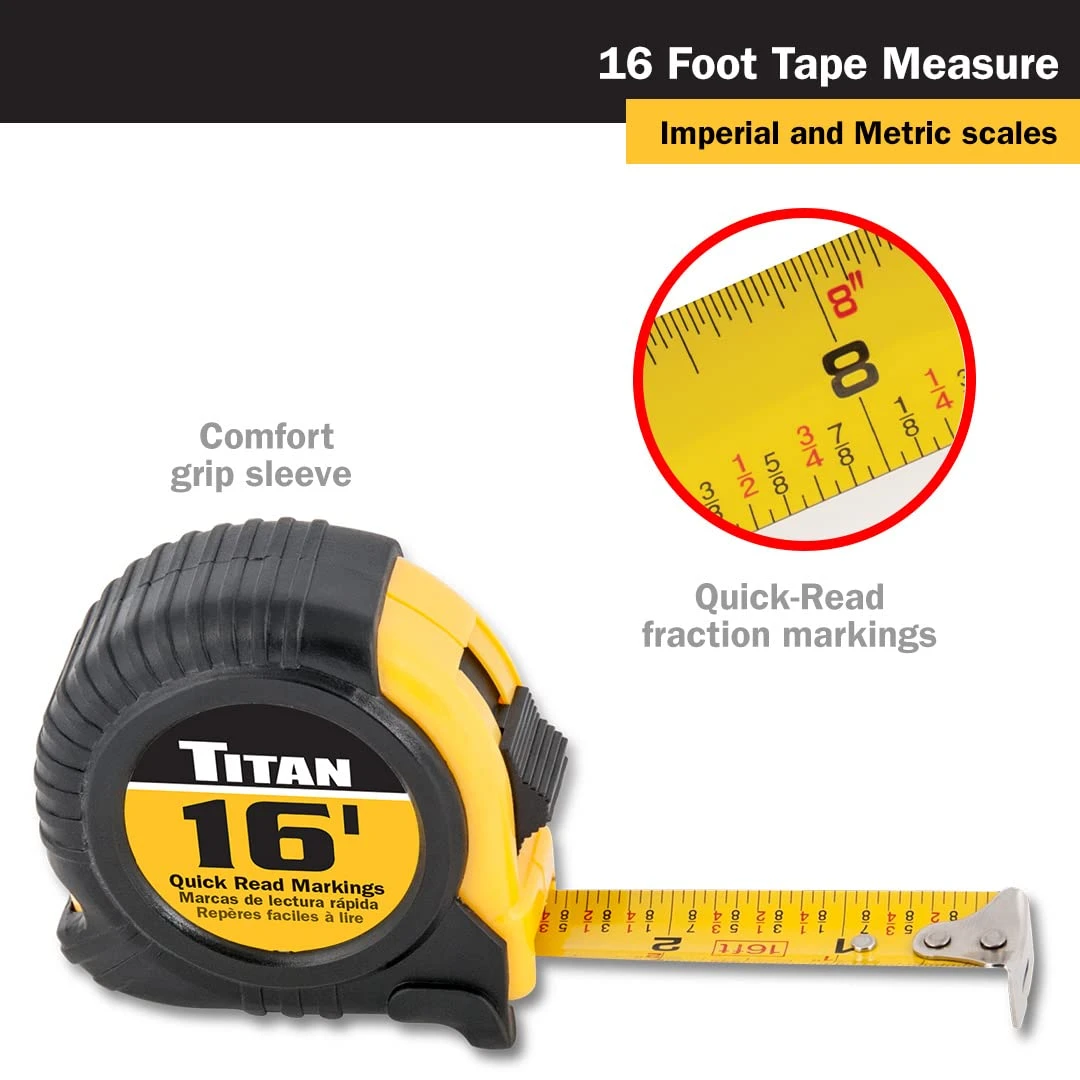 Titan Tools 16 ft. Tape Measure (10905) — product image 2