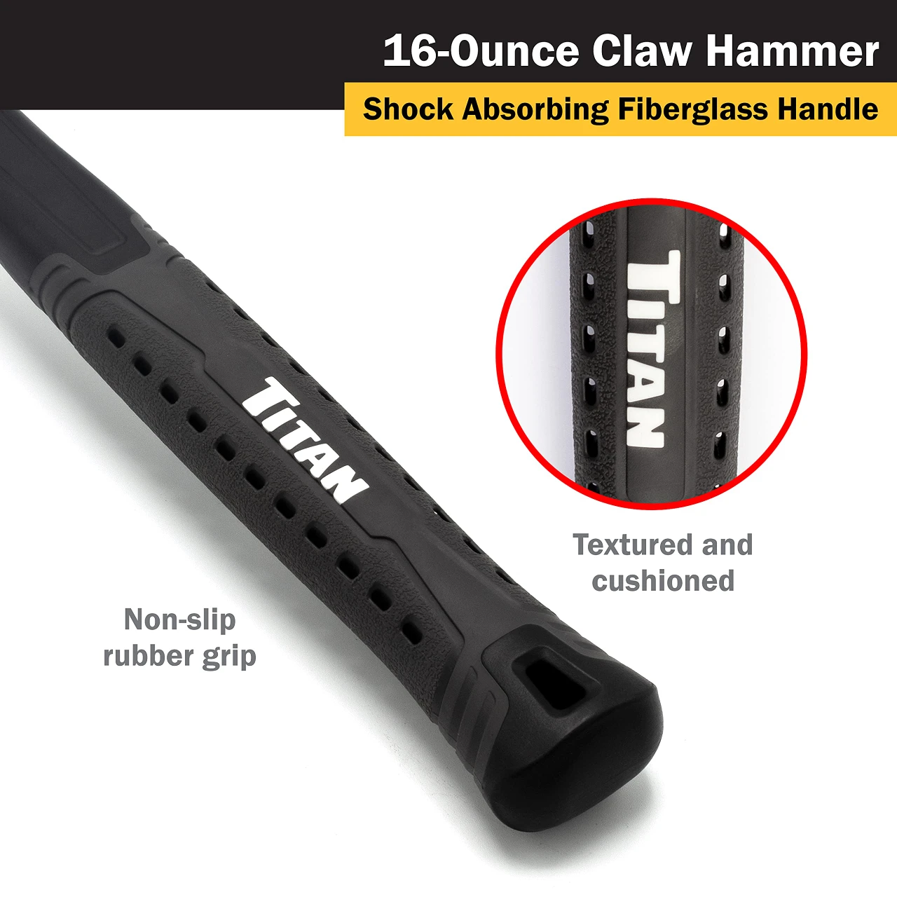 Titan Tools 16 oz. Claw Hammer (63020) — product image 4