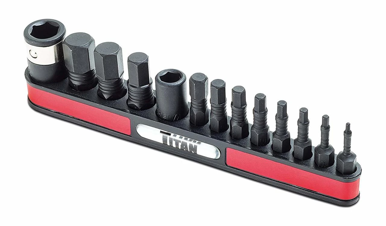Titan Tools SAE Impact Hex Bit Set 13-Piece (16037)