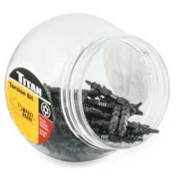 Titan Tools TT-10 Double End Torsion Bit Display 2-1/2" 50-Piece (16180-50)