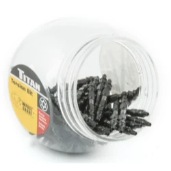 Titan Tools TT-20 Double End Torsion Bit Set 2-1/2" 50-Piece (16182-50)