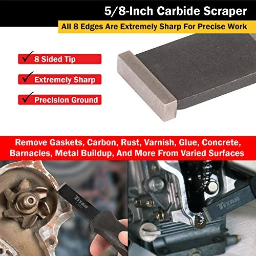 Titan Tools Carbide Scraper 5/8" (17010) — product image 5