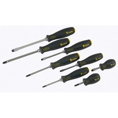Titan Tools Screwdriver Set 8-Piece (17208)