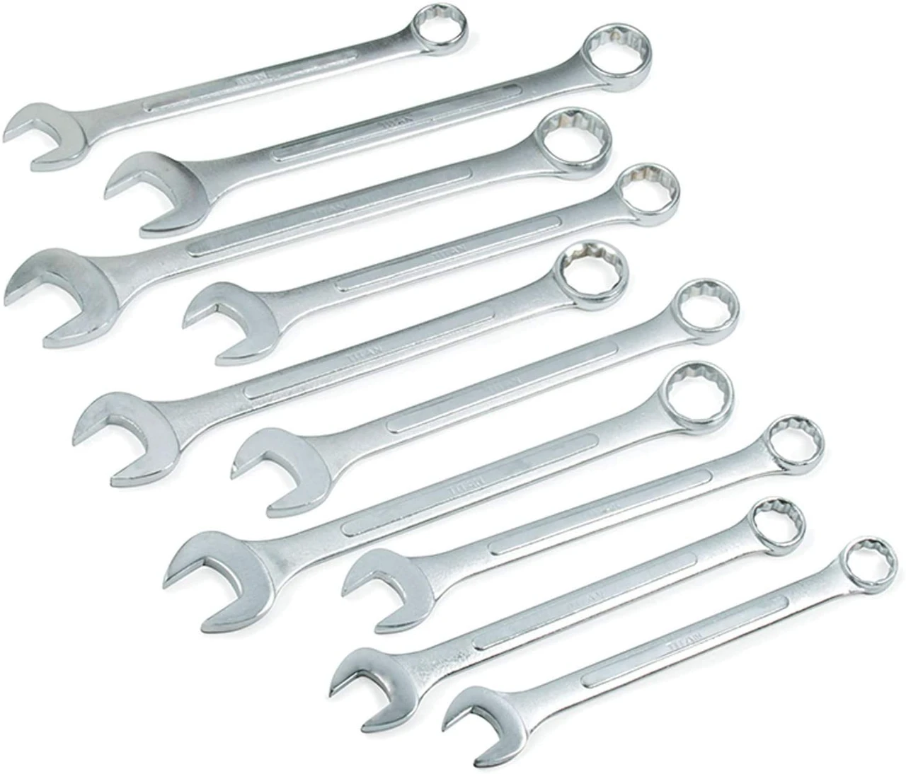 Titan Tools Jumbo Wrench Set Metric 10-Piece (17292)