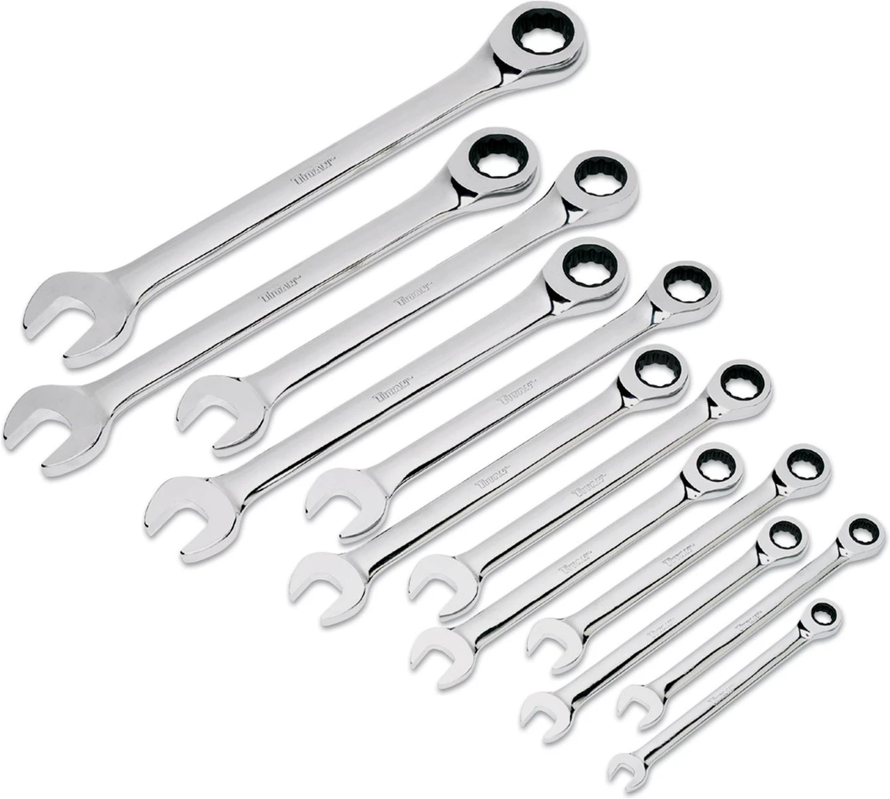 Titan Tools Metric Ratcheting Combination Wrenches 12-Piece (17355)