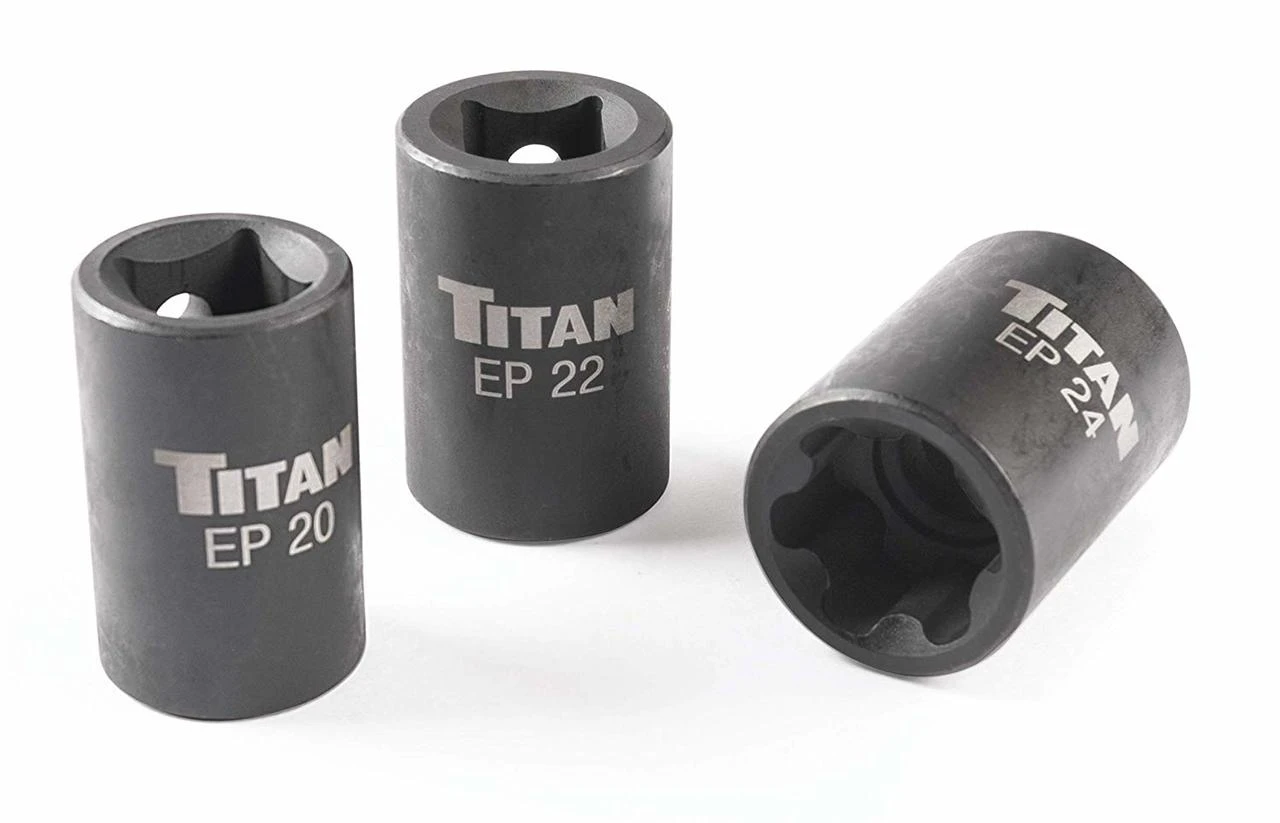 Titan Tools External Torx Plus Socket Set 3-Piece (17414)