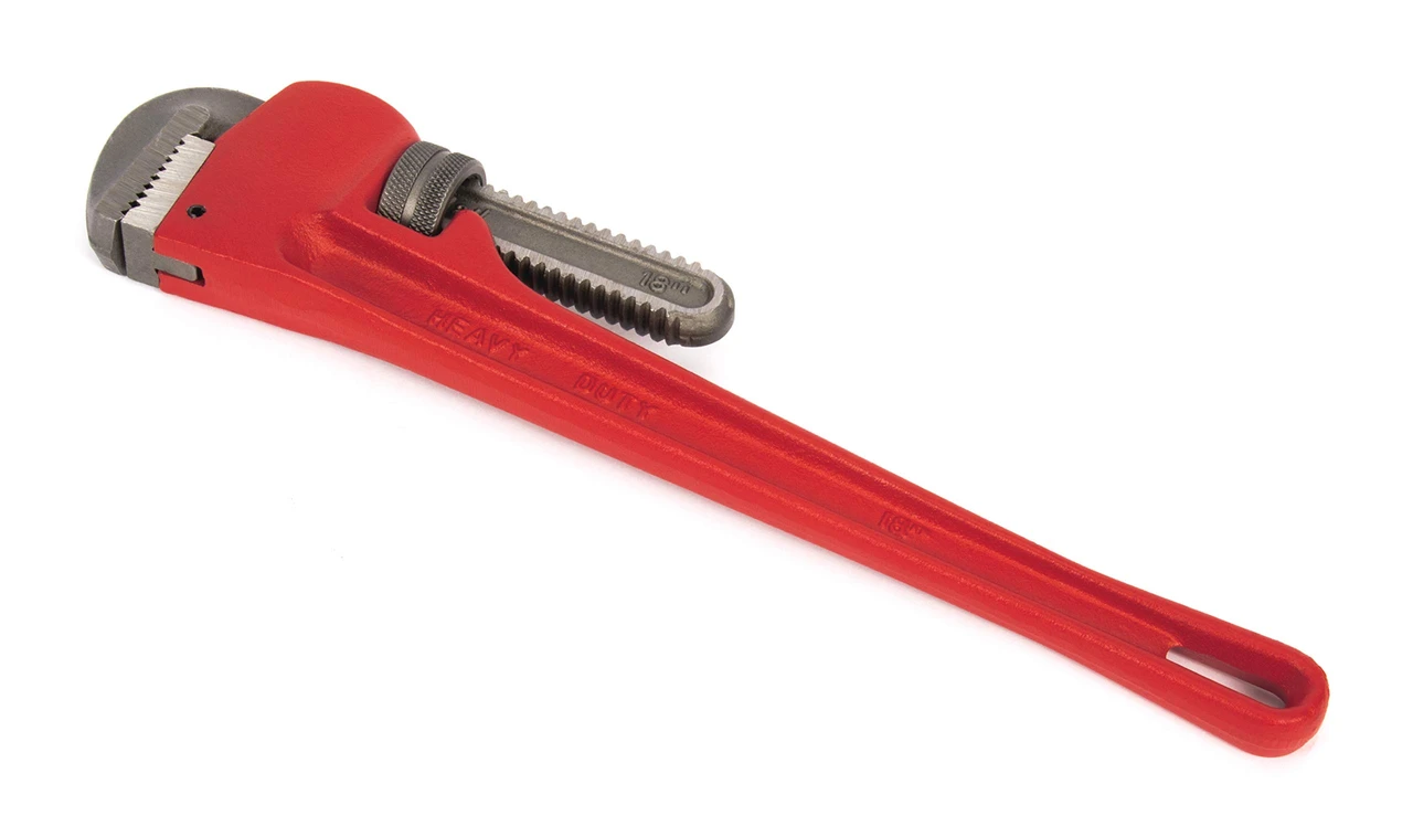 Titan Tools 18" Heavy-Duty Straight Pipe Wrench (21318) — product image 2
