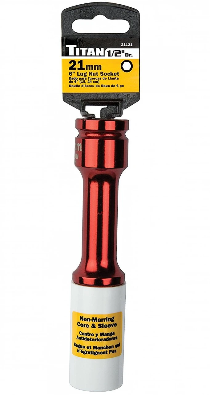 Titan Tools XL Lug Nut Socket 1/2" Drive x 21mm (21121) — product image 3