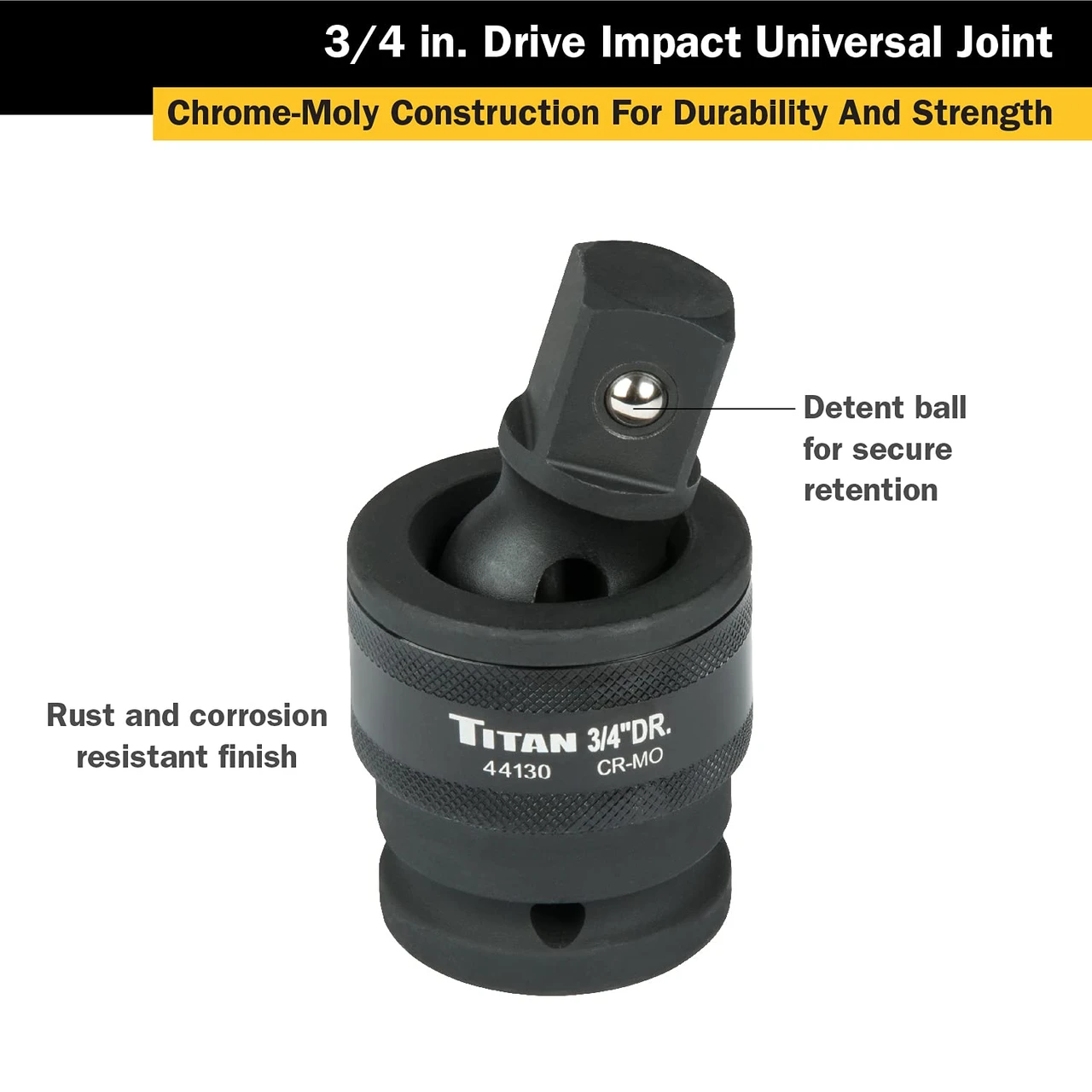 Titan Tools 3/4" Drive Universal Joint (44130) — product image 2