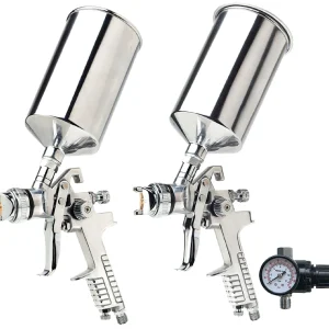 Titan Tools Dual Setup HVLP Spray Gun Kit 3-Piece (19100)
