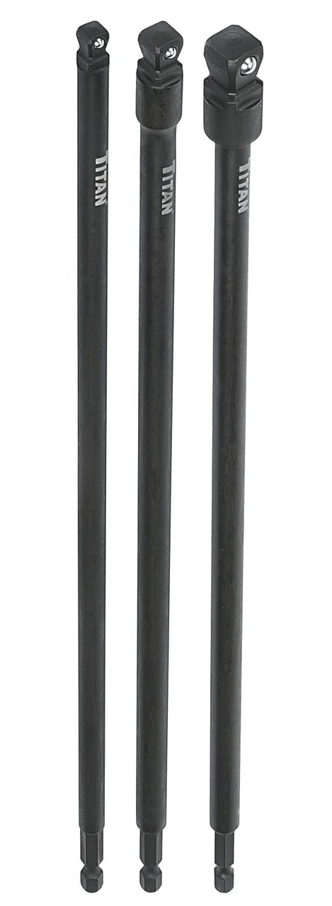 Titan Tools 3pc Impact Wobble Socket Adapter Set (49012)