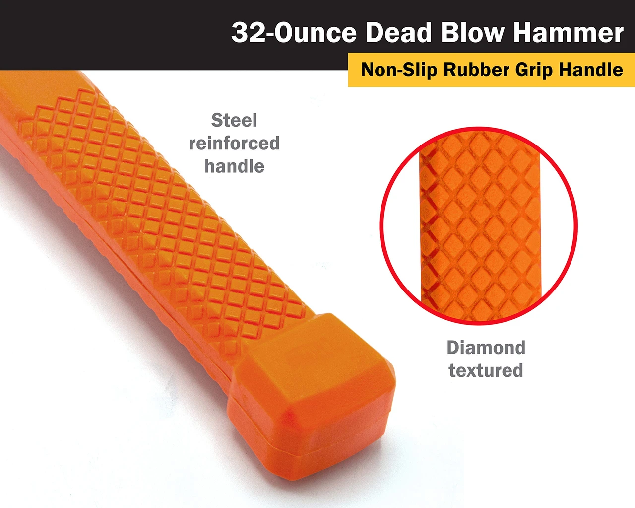 Titan Tools 32 oz. Dead Blow Hammer (63032) — product image 4