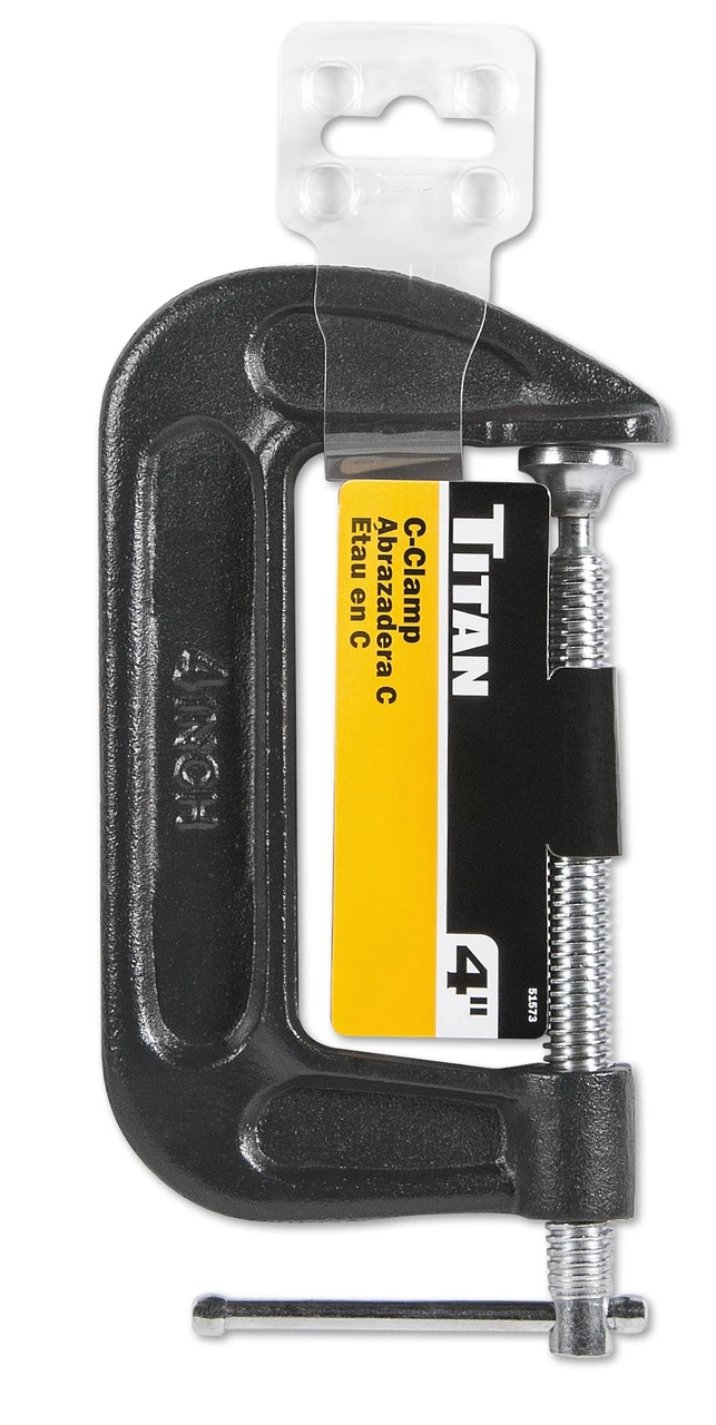 Titan Tools 4" Heavy Duty C-Clamp (51573) — product image 2