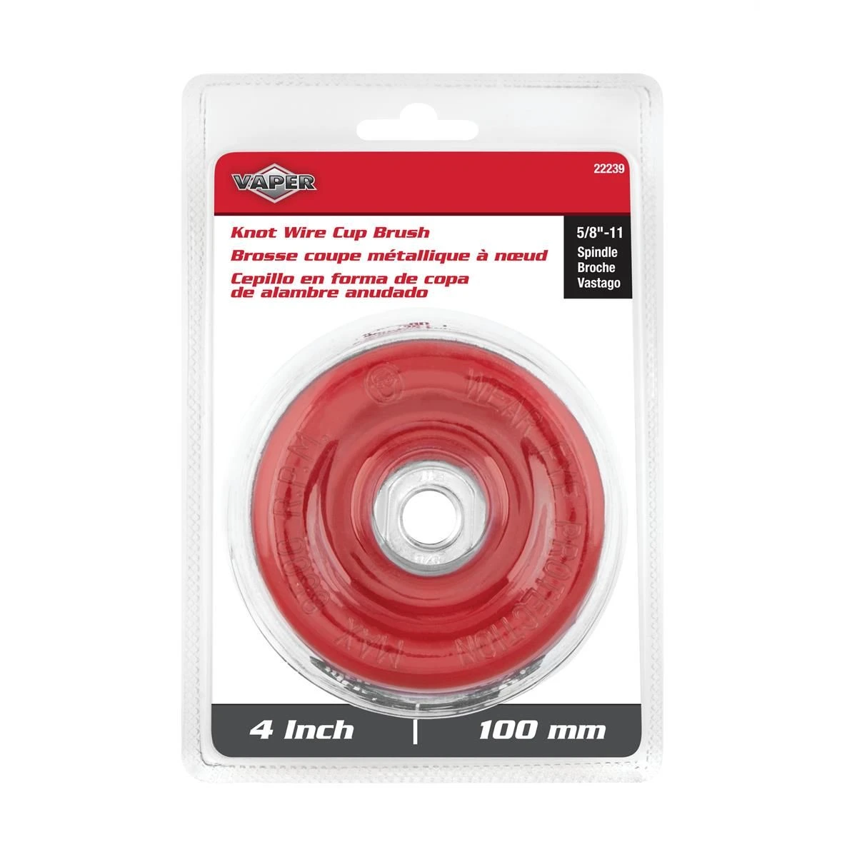 Titan Tools 4" Knotted Wire Cup Brush (22239) — product image 3