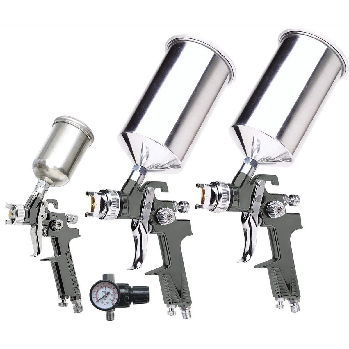Titan Tools HVLP Triple Setup Spray Gun Kit 4-Piece (19220) — product image 2