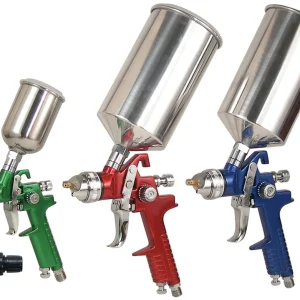 Titan Tools HVLP Triple Setup Spray Gun Kit 4-Piece (19221)