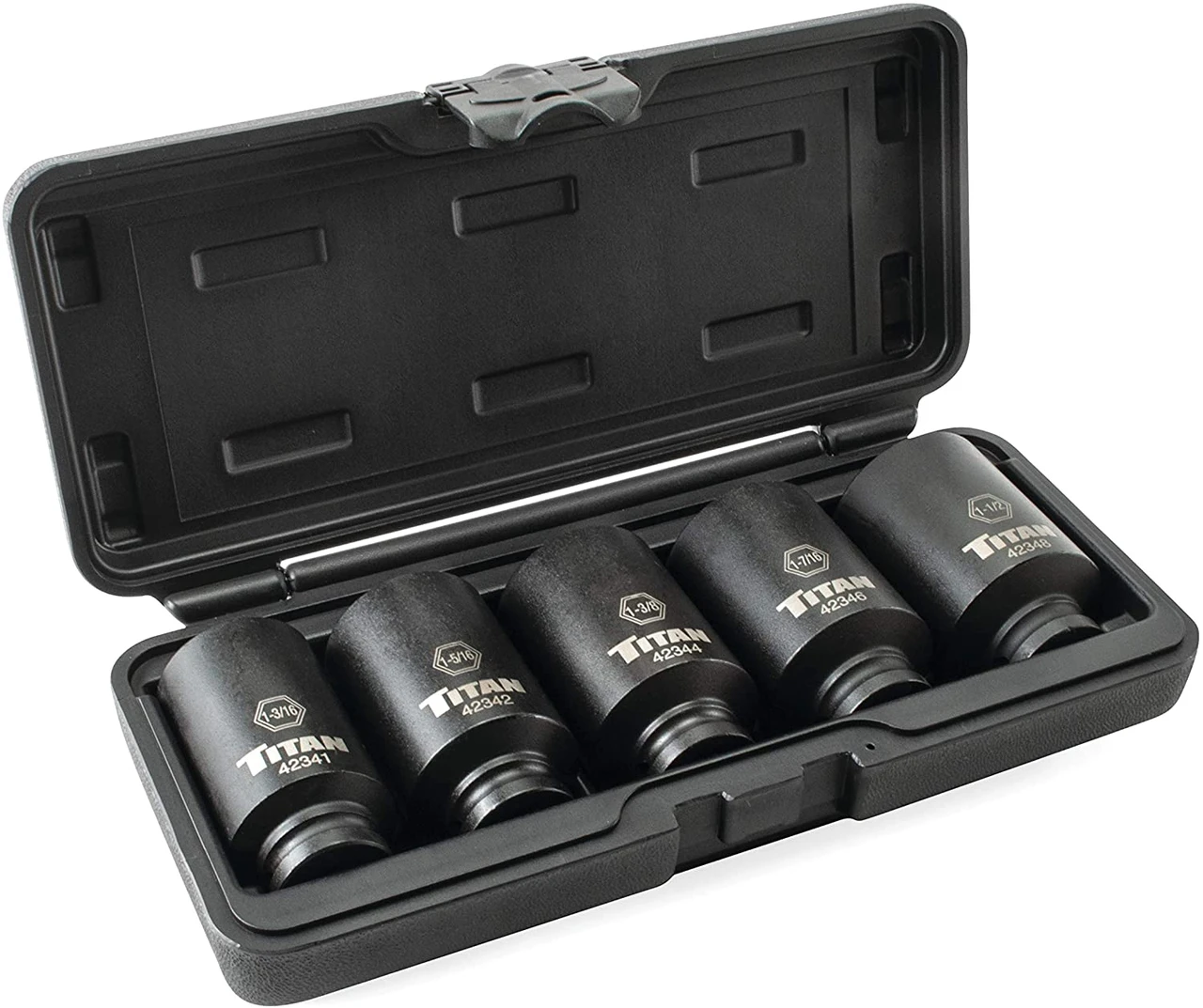 Titan Tools SAE Deep Impact Socket Set 1/2" Drive 5-Piece (42806)