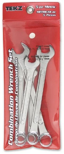 Titan Tools 5pc 12 pt. Metric Combination Wrench Set (17385) — product image 2