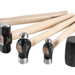Titan Tools 5pc Hickory Wood Handle Hammer Set (85070)