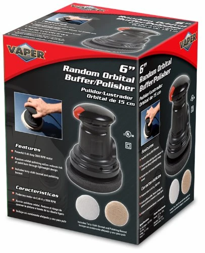 Titan Tools 6" Random Orbital Buffer/Polisher (22606) — product image 2