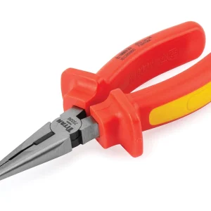 Titan Tools 6" VDE Insulated Long Nose Pliers (73336)