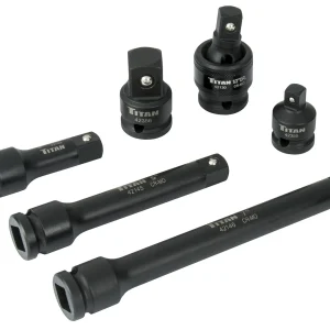 Titan Tools 6pc 1/2" Drive Impact Socket Accessory Set (42100)