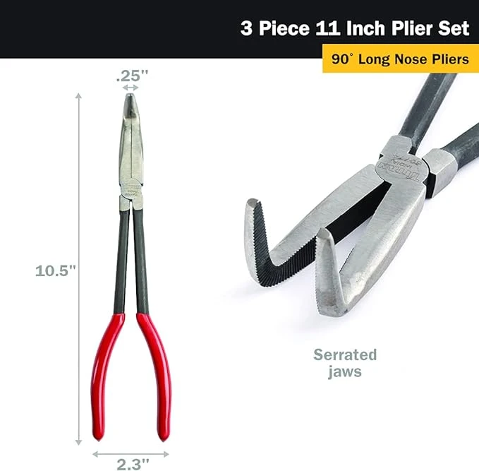 Titan Tools Pliers Set 3-Piece 11" (60770) — product image 4