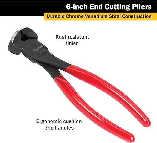 Titan Tools End Cutting Pliers 6" (60784) — product image 2