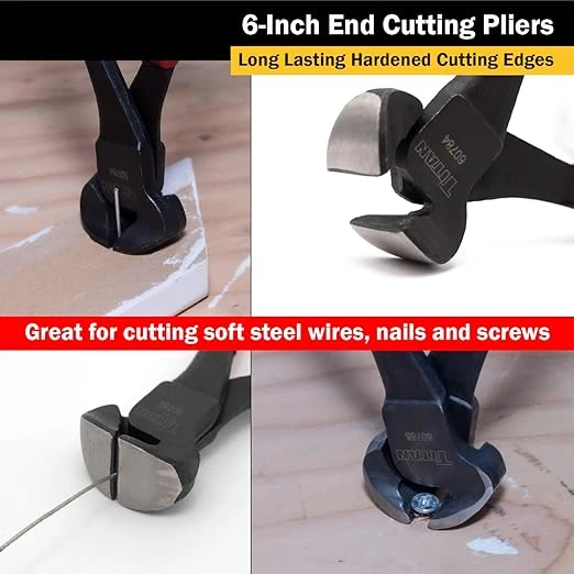 Titan Tools End Cutting Pliers 6" (60784) — product image 4