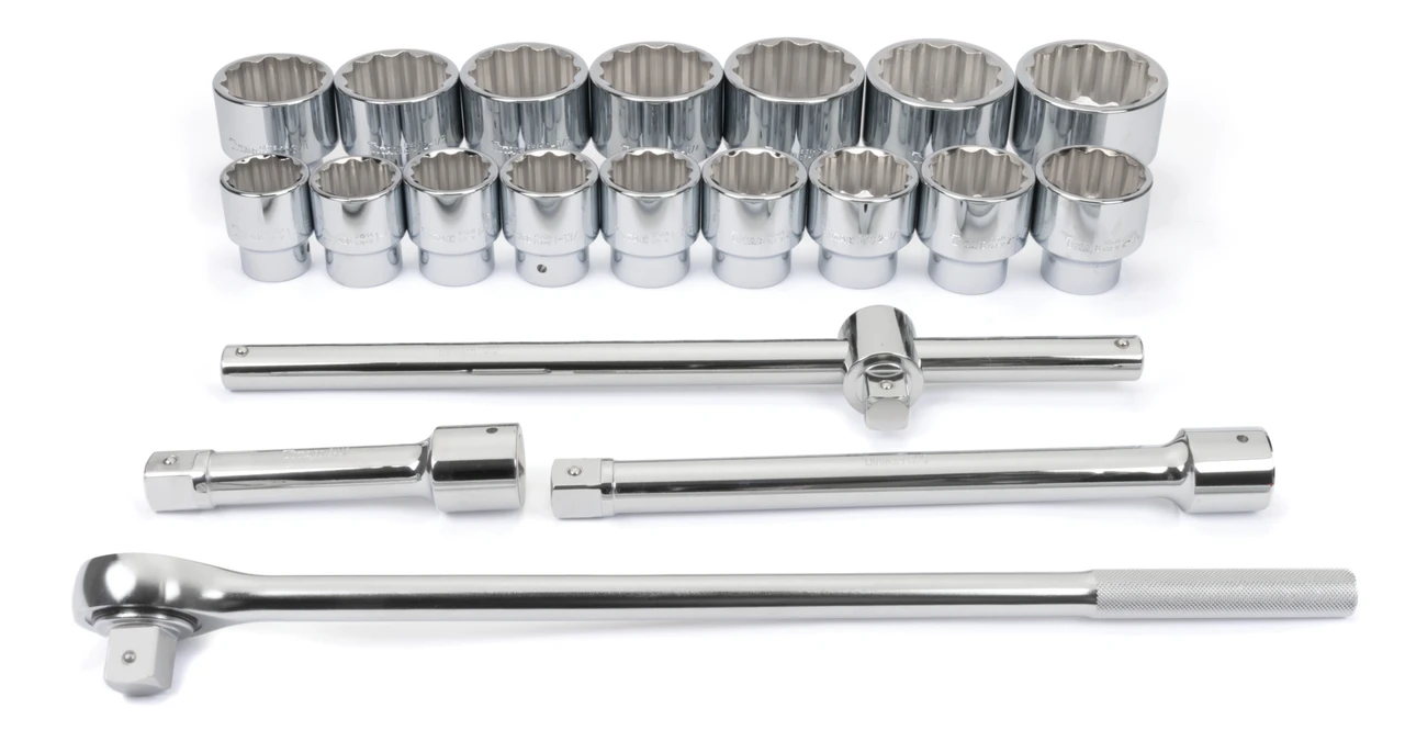 Titan Tools SAE Socket Set 1" Drive 20-Piece (61001)