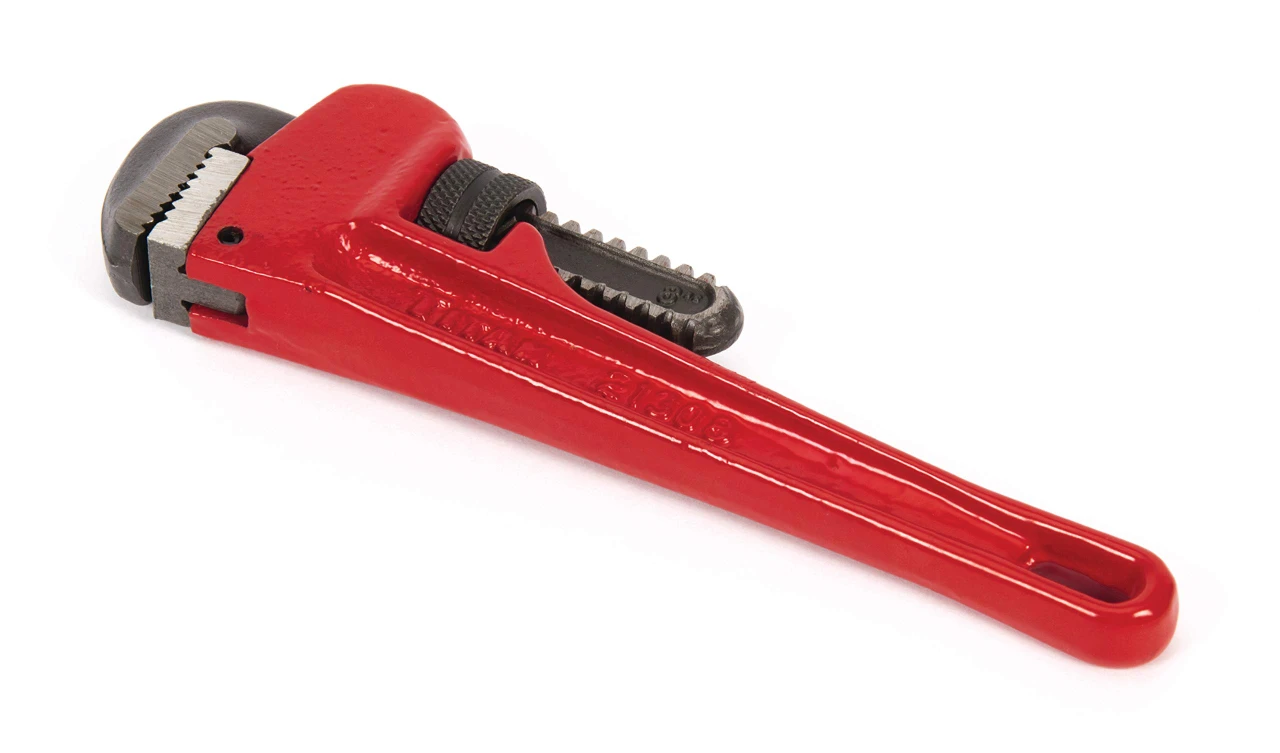 Titan Tools 8" Heavy-Duty Straight Pipe Wrench (21308) — product image 2