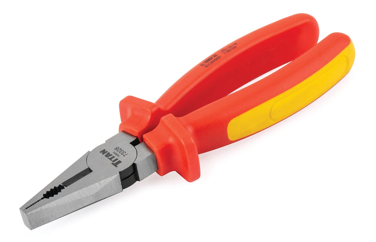 Titan Tools 8" VDE Insulated Combination Pliers (73328)