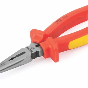 Titan Tools 8" VDE Insulated Long Nose Pliers (73338)