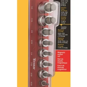 Titan Tools SAE HEX Bit Socket Set 13-Piece (85530)