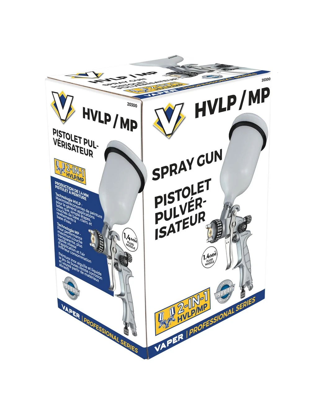 Titan Tools HVLP/MP Professional Spray Gun (20300) — product image 3