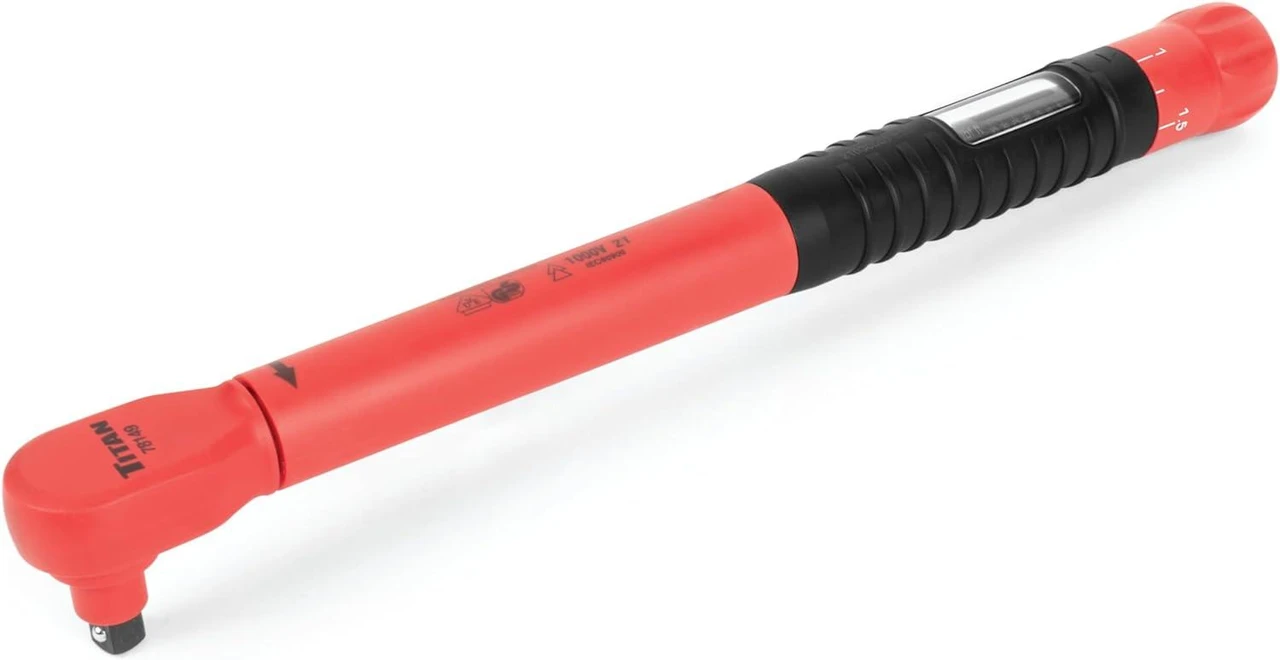 Titan Tools Insulated 3/8" Drive Torque Wrench VDE 1000V (78149)