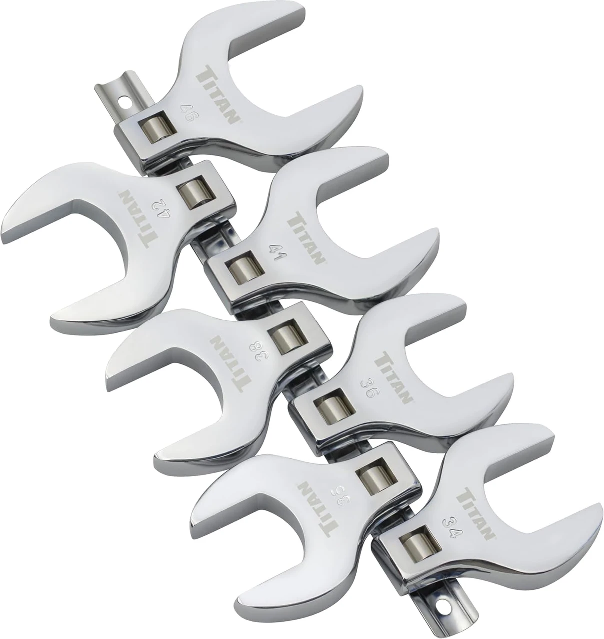 Seven Titan 17670 metric jumbo crowfoot wrench heads