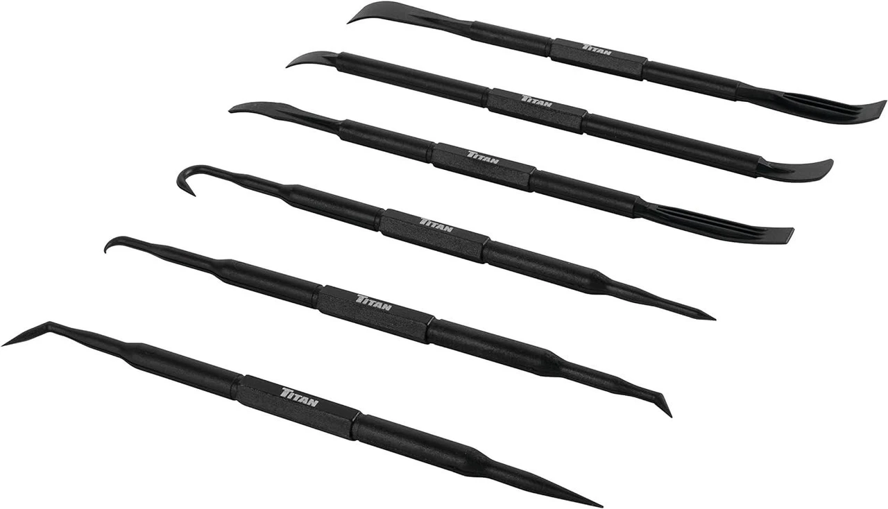 Titan Tools Non-Marring Pick, Hook, And Pry Set, 6-Piece (17716)