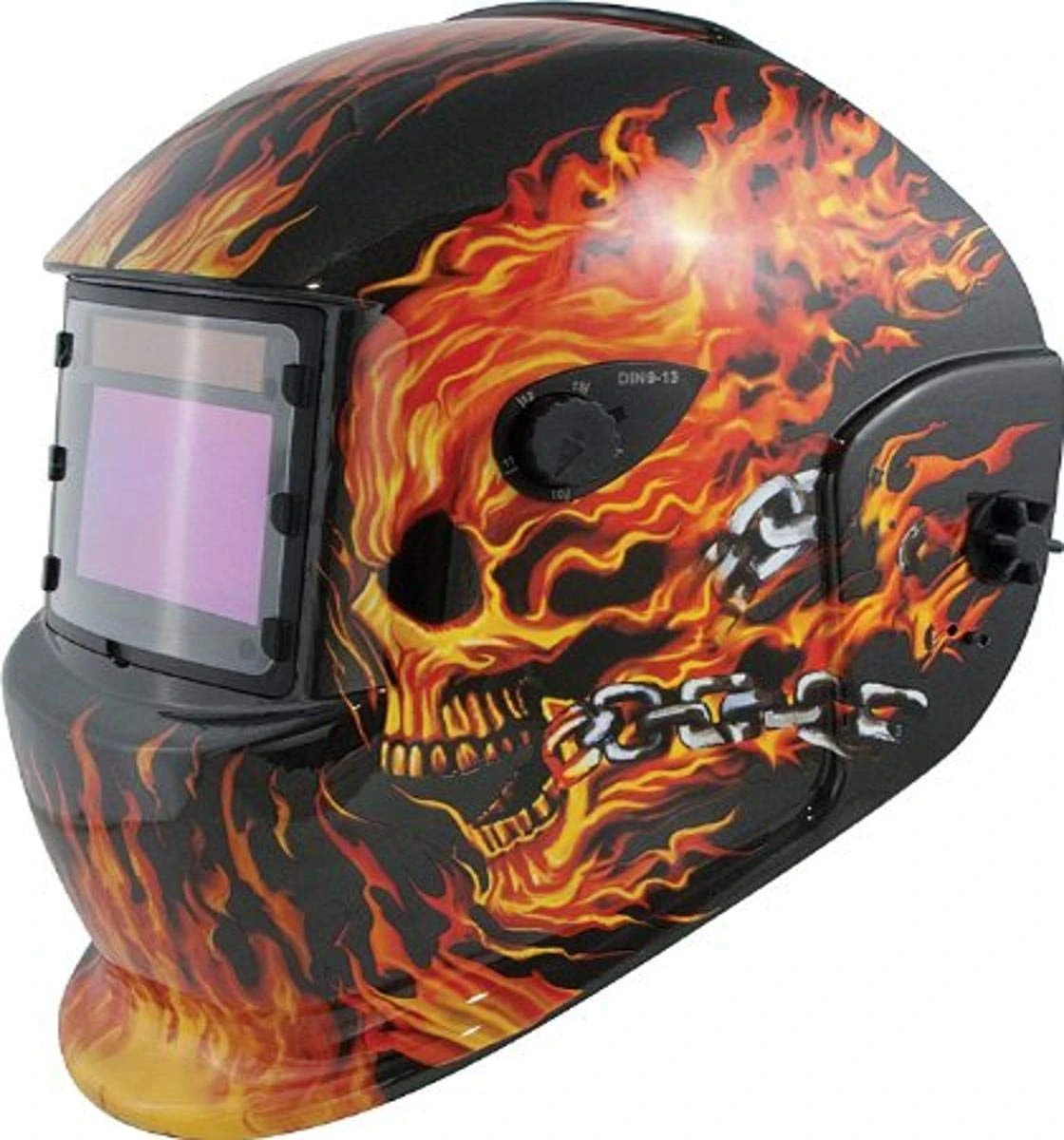 Titan Tools Welding Helmet ADF Flames (41266)
