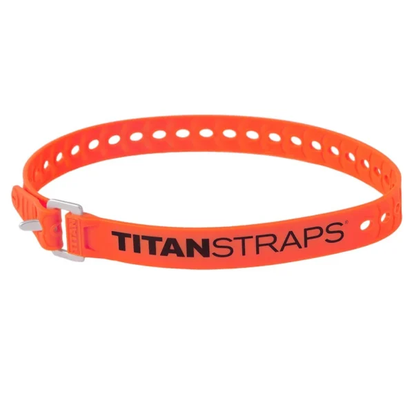 Titan Straps 60-Lb. Working Load (25", Fluorescent Orange) (TS-0925-FO)