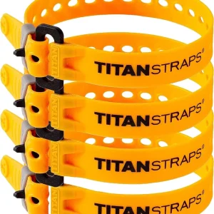 Titan Straps Mini Strap - Sunflower - 10" (TSM-0510X4-SUN)