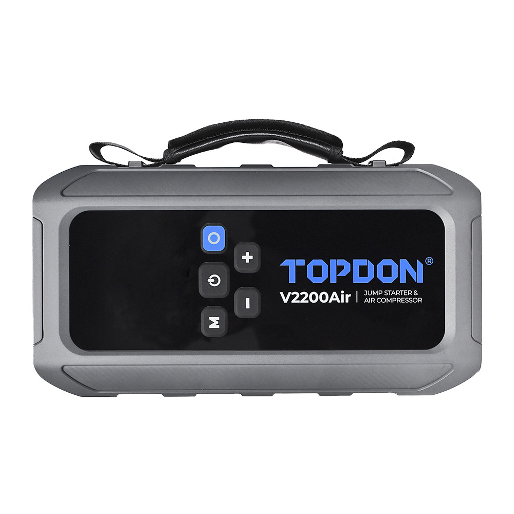 TOPDON 2-in-1 2200 Peak Amp Jump Starter & Tire Inflator (V2200Air) + Free Tool — product image 2