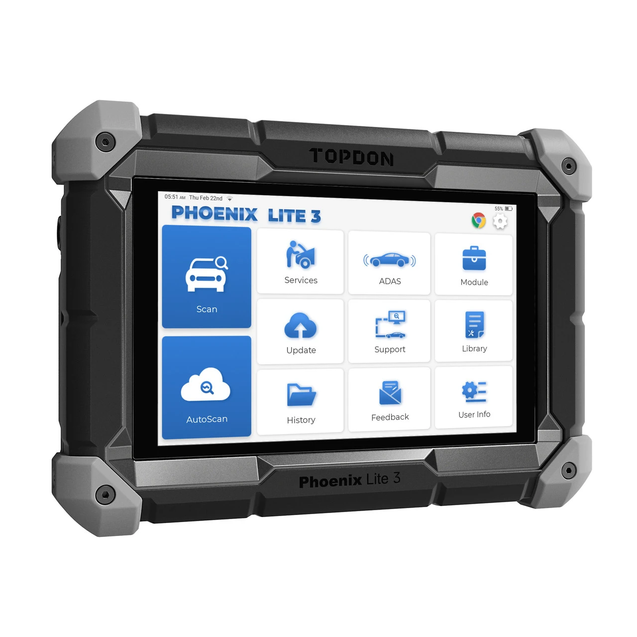 Topdon All-In-One Diagnostic Tablet Phoenix Lite 3 — product image 2
