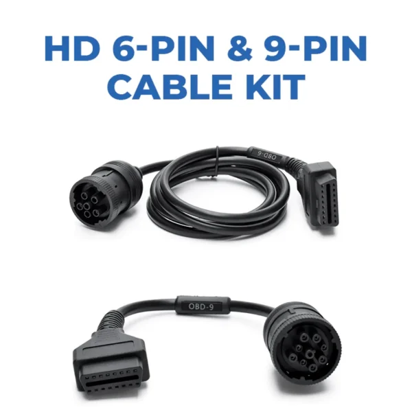 TopDon Hd 6-Pin & 9-Pin Diagnostic Connector Cable Kit (HDCABKIT)
