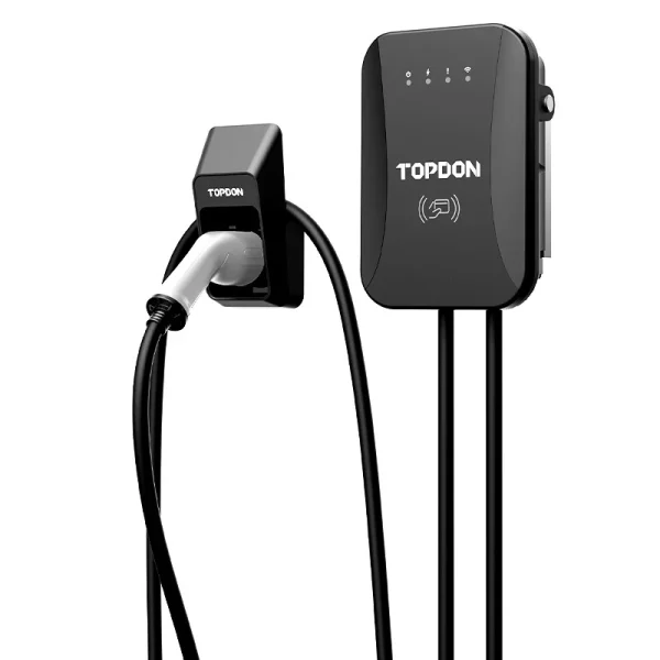 TOPDON PulseQ Smart Home Electric Car EV Charger, SAE J1772, 240V (TD52130117)