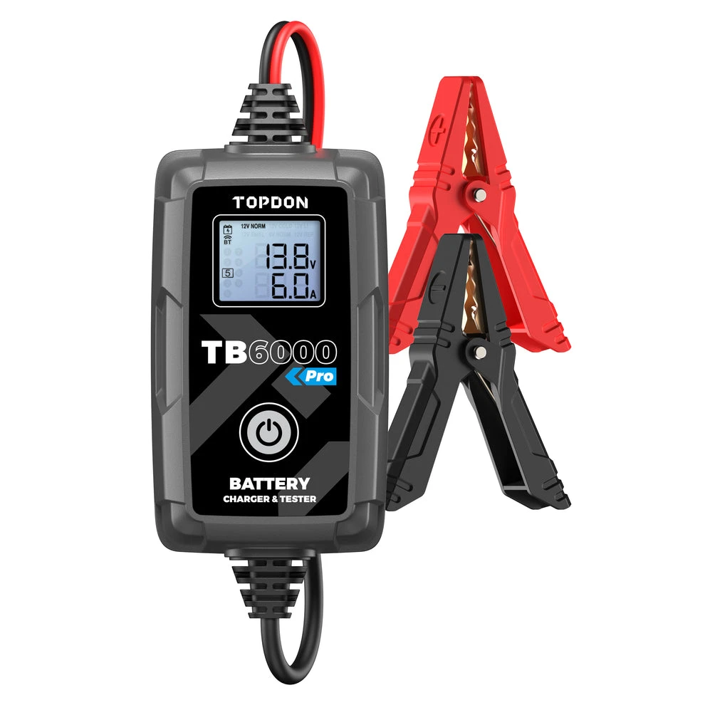 TOPDON TB6000 Pro Smart Car Battery Charger and Tester (TD52130091)