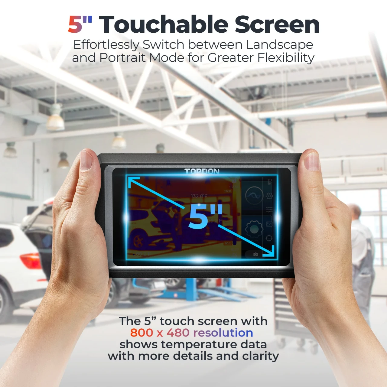 TOPDON TC003 High-Resolution Thermal Imaging Camera with Touch Screen (TD52120004) — product image 7